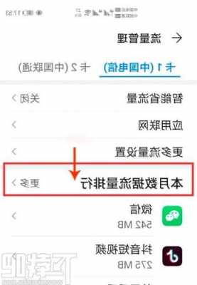 华为查看手机使用数据流量