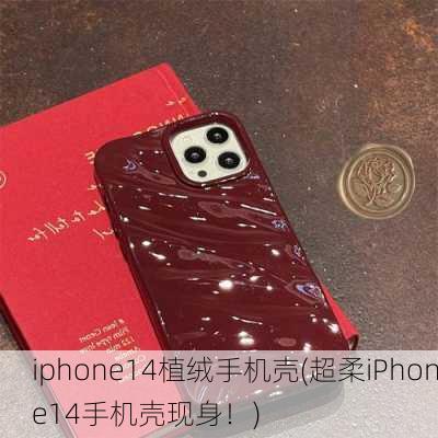 iphone14植绒手机壳(超柔iPhone14手机壳现身！)