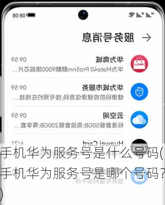 手机华为服务号是什么号码(手机华为服务号是哪个号码？)