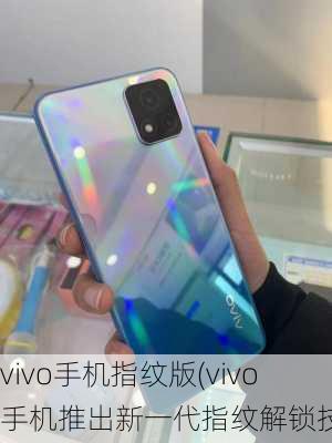 vivo手机指纹版(vivo手机推出新一代指纹解锁技术)