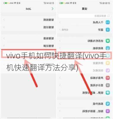 vivo手机如何快捷翻译(vivo手机快速翻译方法分享)