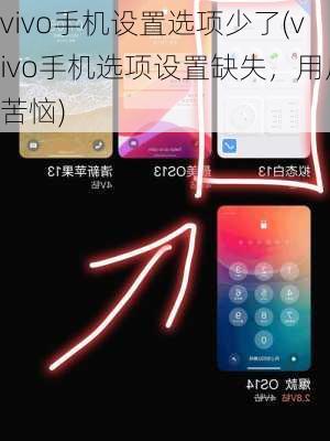 vivo手机设置选项少了(vivo手机选项设置缺失，用户苦恼)