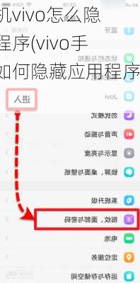 手机vivo怎么隐蔽程序(vivo手机如何隐藏应用程序)
