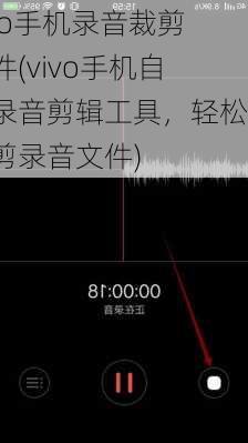 vivo手机录音裁剪软件(vivo手机自带录音剪辑工具，轻松裁剪录音文件)