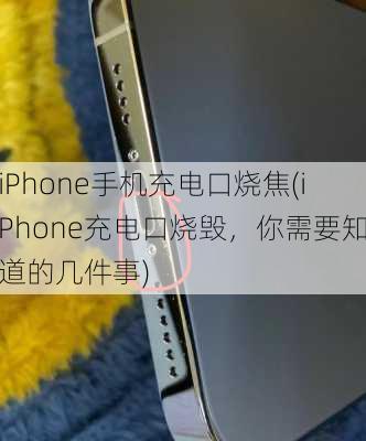 iPhone手机充电口烧焦(iPhone充电口烧毁，你需要知道的几件事)