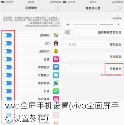 vivo全屏手机设置(vivo全面屏手机设置教程)