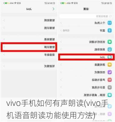 vivo手机如何有声朗读(vivo手机语音朗读功能使用方法)