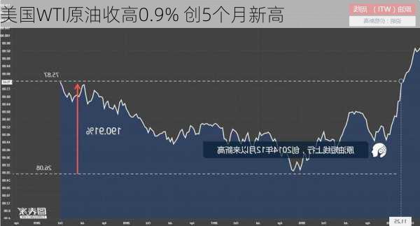 美国WTI原油收高0.9% 创5个月新高