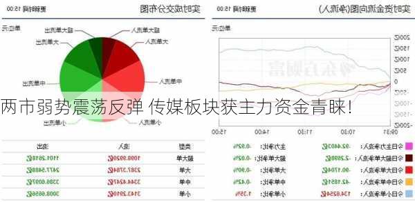 两市弱势震荡反弹 传媒板块获主力资金青睐！