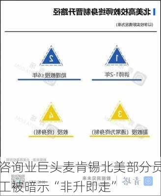 咨询业巨头麦肯锡北美部分员工被暗示“非升即走”