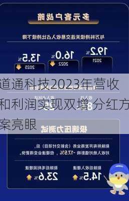 道通科技2023年营收和利润实现双增 分红方案亮眼