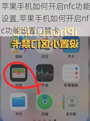苹果手机如何开启nfc功能设置,苹果手机如何开启nfc功能设置门禁卡