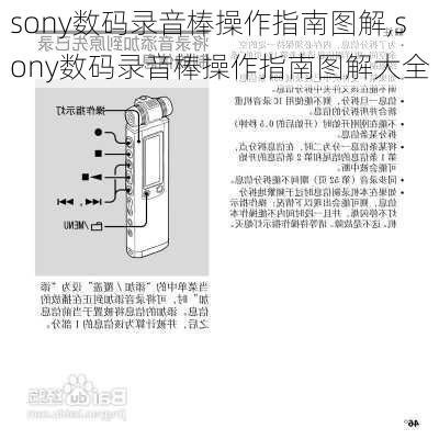 sony数码录音棒操作指南图解,sony数码录音棒操作指南图解大全