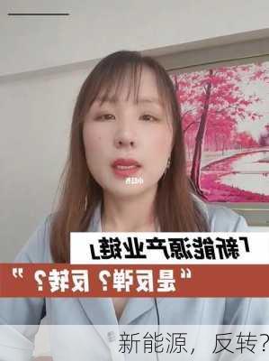 新能源，反转？