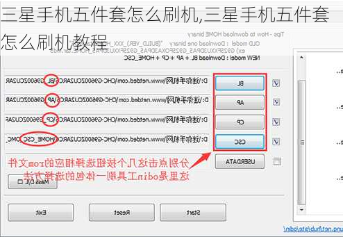 三星手机五件套怎么刷机,三星手机五件套怎么刷机教程