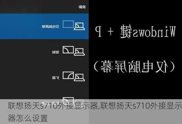 联想扬天s710外接显示器,联想扬天s710外接显示器怎么设置