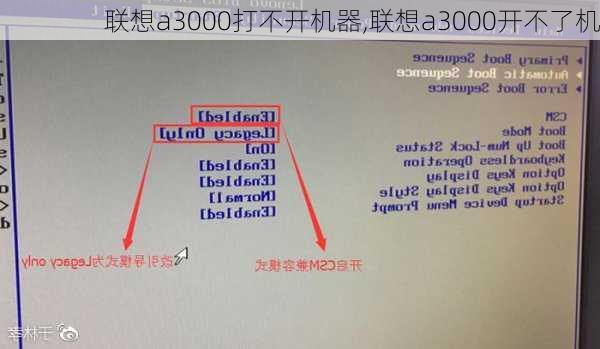 联想a3000打不开机器,联想a3000开不了机