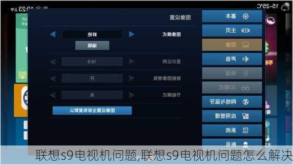 联想s9电视机问题,联想s9电视机问题怎么解决