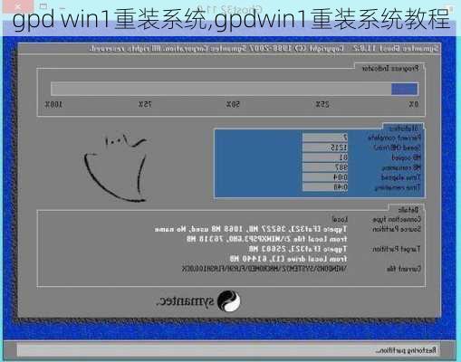 gpd win1重装系统,gpdwin1重装系统教程