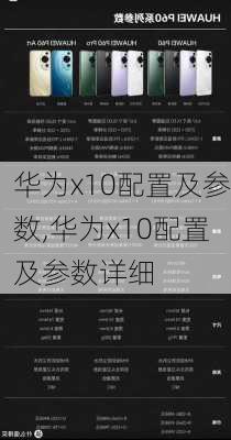 华为x10配置及参数,华为x10配置及参数详细