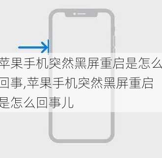 苹果手机突然黑屏重启是怎么回事,苹果手机突然黑屏重启是怎么回事儿