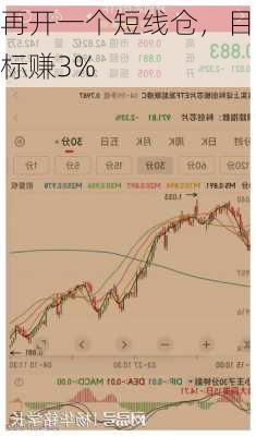 再开一个短线仓，目标赚3%