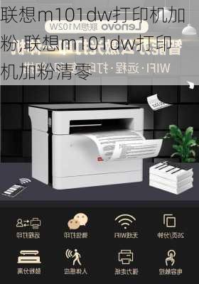 联想m101dw打印机加粉,联想m101dw打印机加粉清零