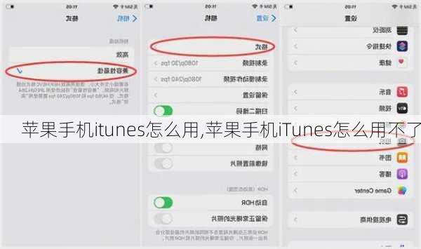 苹果手机itunes怎么用,苹果手机iTunes怎么用不了