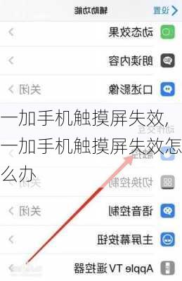 一加手机触摸屏失效,一加手机触摸屏失效怎么办