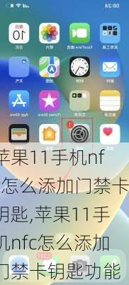 苹果11手机nfc怎么添加门禁卡钥匙,苹果11手机nfc怎么添加门禁卡钥匙功能