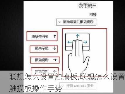 联想怎么设置触摸板,联想怎么设置触摸板操作手势