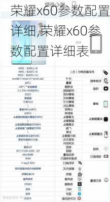 荣耀x60参数配置详细,荣耀x60参数配置详细表