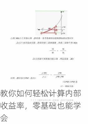 教你如何轻松计算内部收益率，零基础也能学会