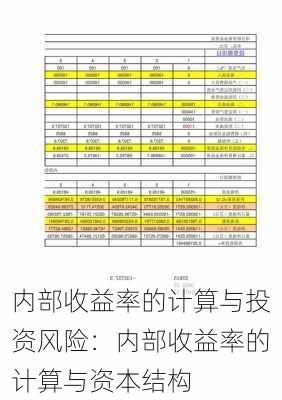 内部收益率的计算与投资风险：内部收益率的计算与资本结构