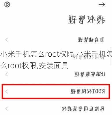 小米手机怎么root权限,小米手机怎么root权限,安装面具