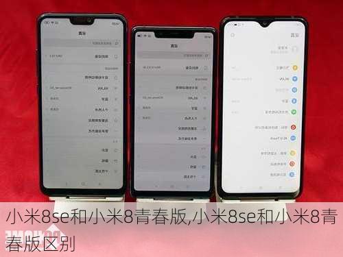 小米8se和小米8青春版,小米8se和小米8青春版区别