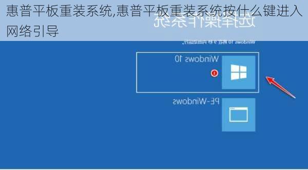 惠普平板重装系统,惠普平板重装系统按什么键进入网络引导