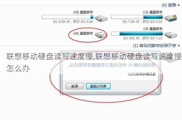 联想移动硬盘读写速度慢,联想移动硬盘读写速度慢怎么办