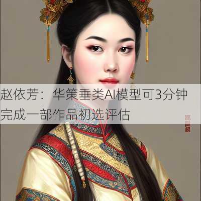 赵依芳：华策垂类AI模型可3分钟完成一部作品初选评估