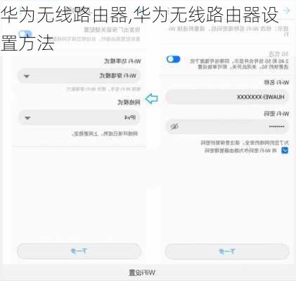 华为无线路由器,华为无线路由器设置方法