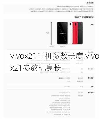 vivox21手机参数长度,vivox21参数机身长