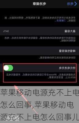 苹果移动电源充不上电怎么回事,苹果移动电源充不上电怎么回事儿