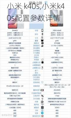 小米 k40s,小米k40s配置参数详情
