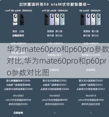 华为mate60pro和p60pro参数对比,华为mate60pro和p60pro参数对比图