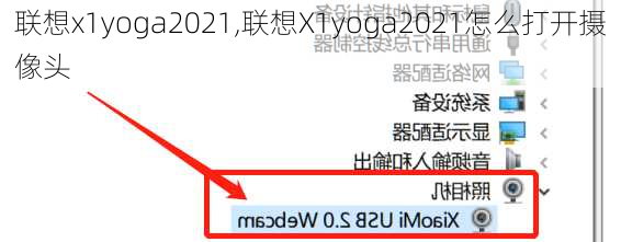 联想x1yoga2021,联想X1yoga2021怎么打开摄像头