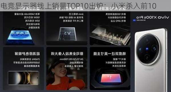 电竞显示器线上销量TOP10出炉：小米杀入前10