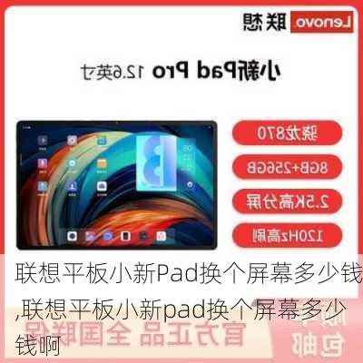 联想平板小新Pad换个屏幕多少钱,联想平板小新pad换个屏幕多少钱啊