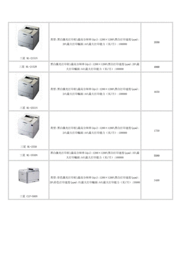 三星4200打印机价格,三星4200打印机价格多少