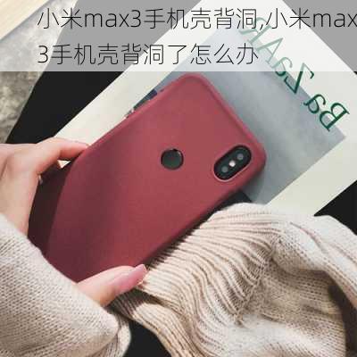 小米max3手机壳背洞,小米max3手机壳背洞了怎么办