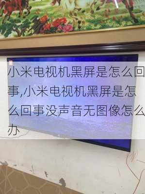 小米电视机黑屏是怎么回事,小米电视机黑屏是怎么回事没声音无图像怎么办